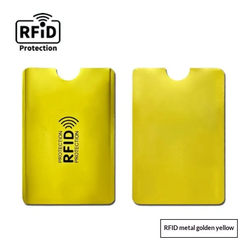 RFID Shielding Aluminum Foil Credit Card Protector Sleeves