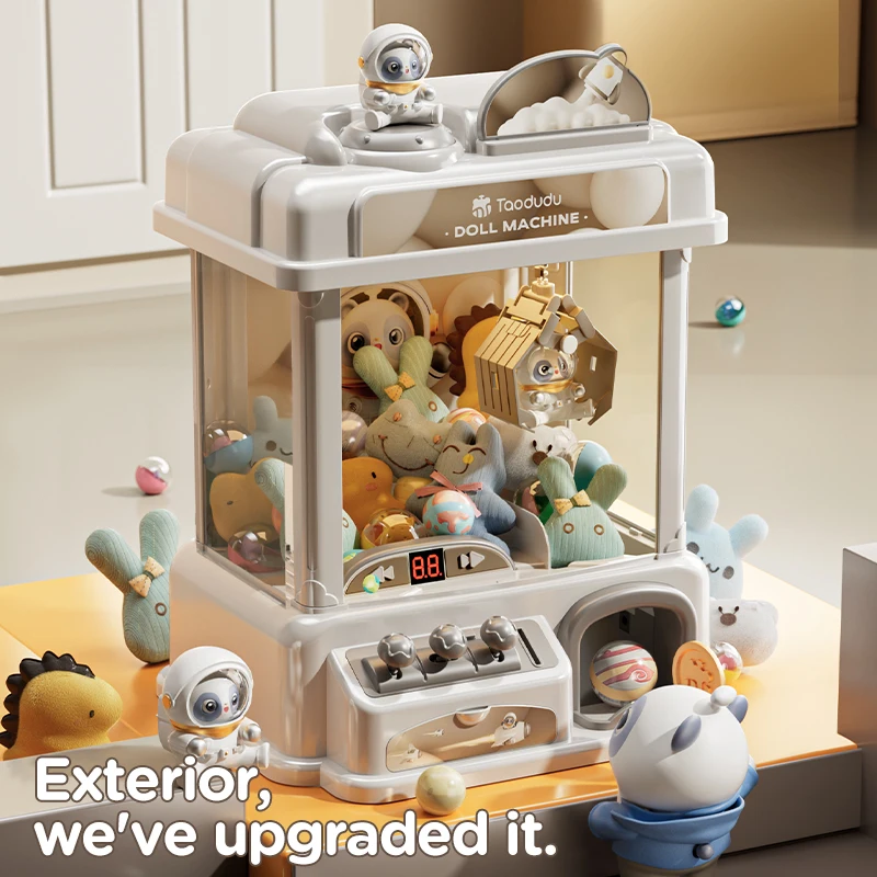 Doll catching machine Children's toy  Girls boy gifts Mini coin game Space themed  Internet hot selling toys 2