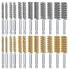 Stainless Steel Drilling Brush Twisted Wire Stainless Steel Cleaning Brushes For Electric Drill Impact Tool Cleaning 1