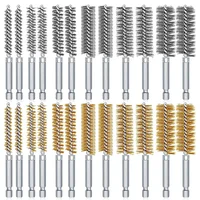 Stainless Steel Drilling Brush Twisted Wire Stainless Steel Cleaning Brushes For Electric Drill Impact Tool Cleaning 1