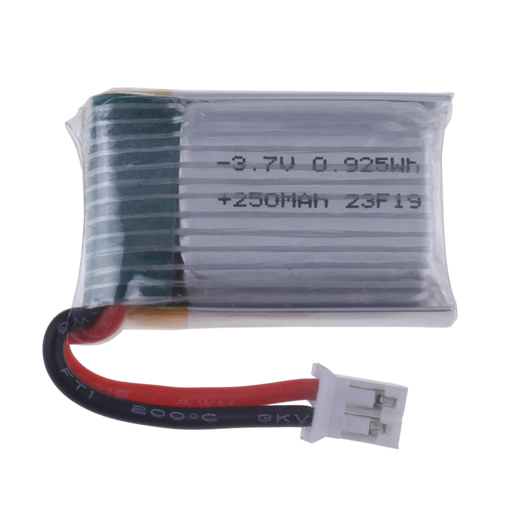 รูปสินค้า แบตเตอรี่ลิโพ 3.7V 250mAh สำหรับโดรน E010-E013 และ Furibee F36