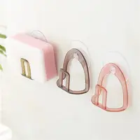 Kitchen Sink Drain Rack Plastic Suction Cup Sponge Holder Sponge Storage Rack Sink Stand Holder Organizer Kitchen Accessories 1