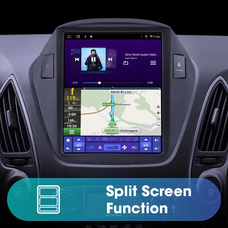 JMCQ Android 11 9.7 "autoradio per Hyundai IX35 Tucson 2009-2015 Multimedia  2 Din Navigation 4G Carplay Stereo Head Unit Audio