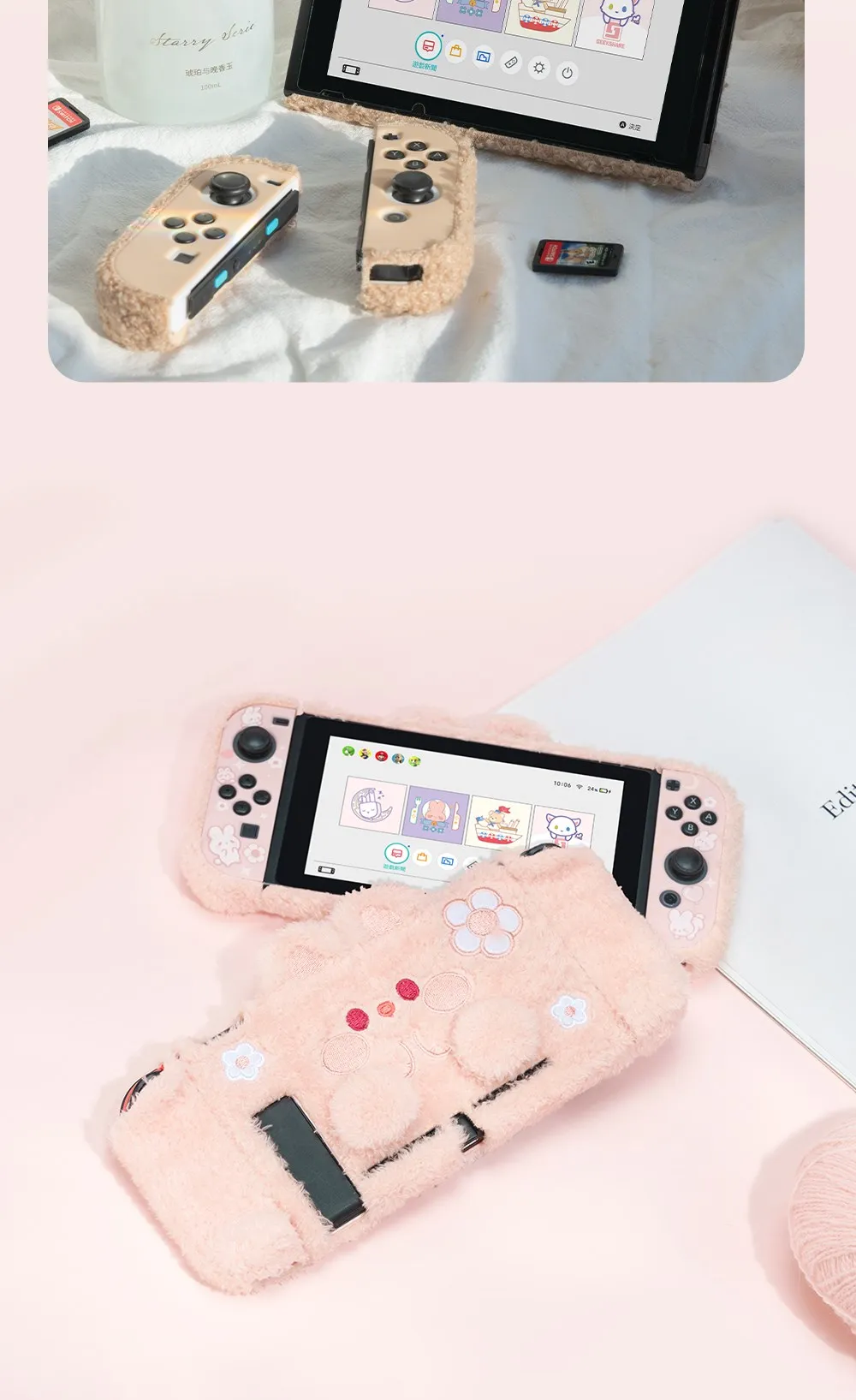 Capa Protetora, Shell Duro, Split Joy-Con Capa, Acessórios NS