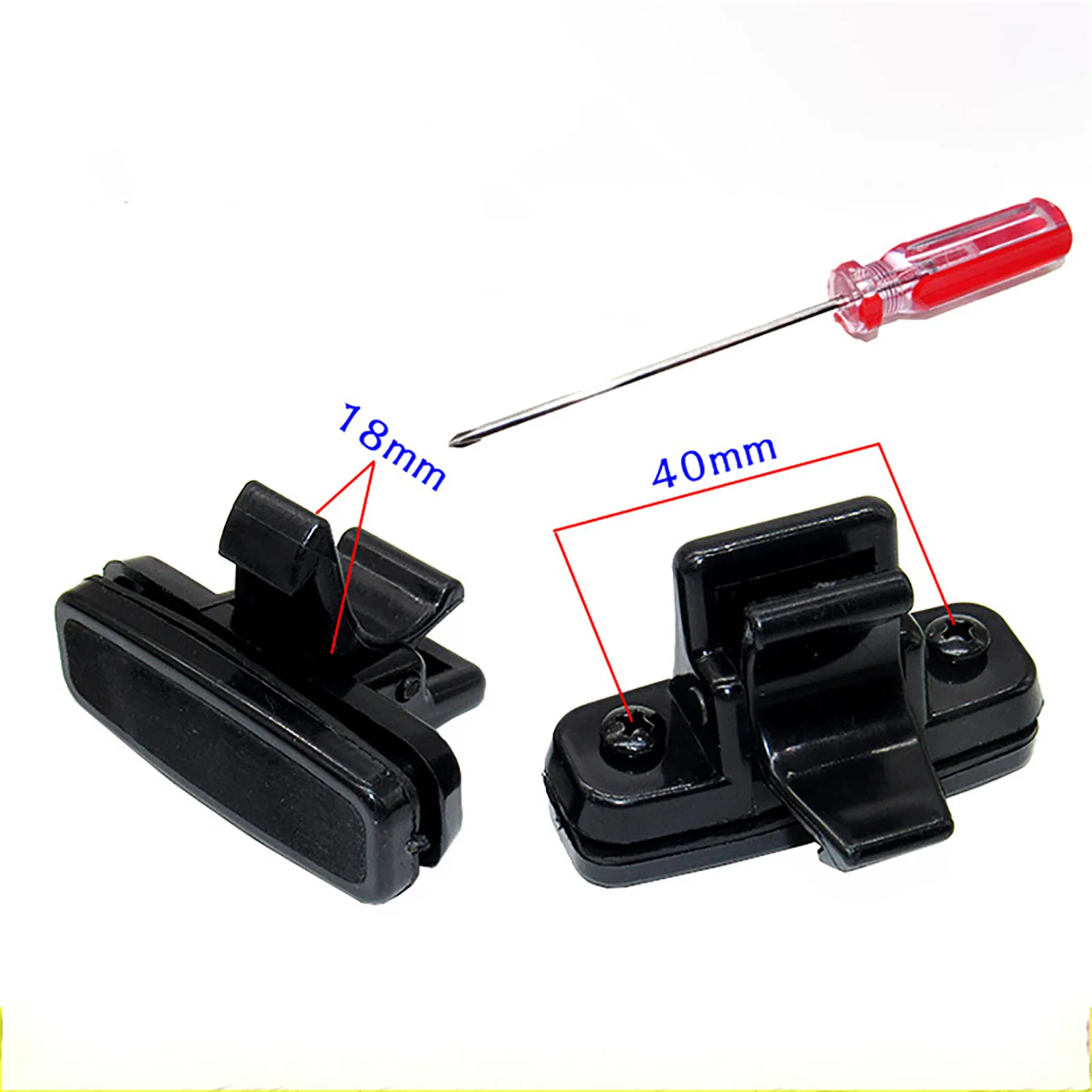 Car Lock Accessories Excavator Accessories 1pcs 40mm Door Window Lock For Kubota 155/161/163/165 Cab Glass Buckle High Quality Excavator Window Lock Buckle Exterior Part