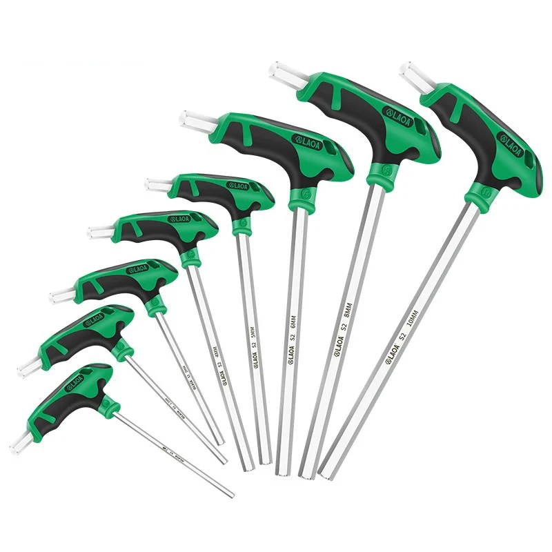 LAOA 六角レンチ S2 六角ドライバーセット ソケットスクリューレンチ 2