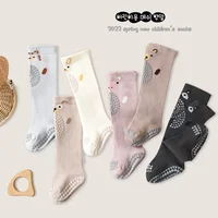 Baby Knee High Crawling Socks Toddler Kids Safety Knee Pad Protector Cartoon Long Socks Newborn Baby Items Accessories 2