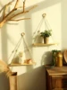 Wood Wall Shelf Macrame 4