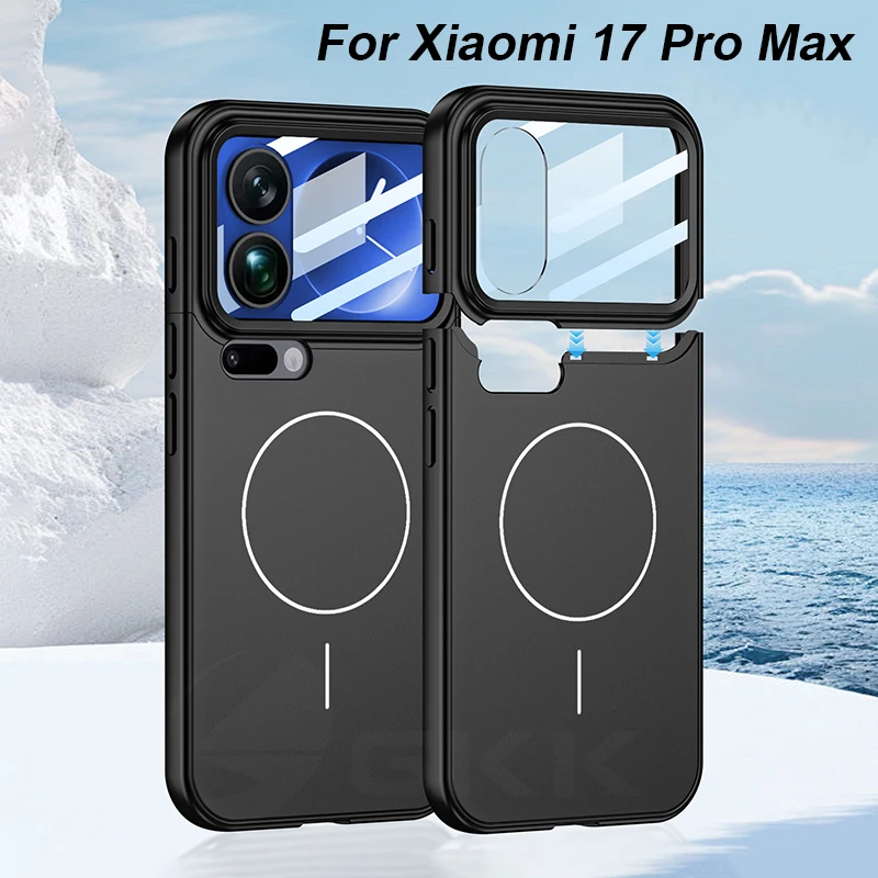 Enhanced Shockproof Matte Magnetic Wireless Charging Back Glass Case