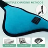 Fast-Heating Portable Neck Heating Pad for Arm/Leg, Neck Warmer Gifts for Mom Dad, Black/Blue/Rose, Heat Pad for Women Men, Soot 5