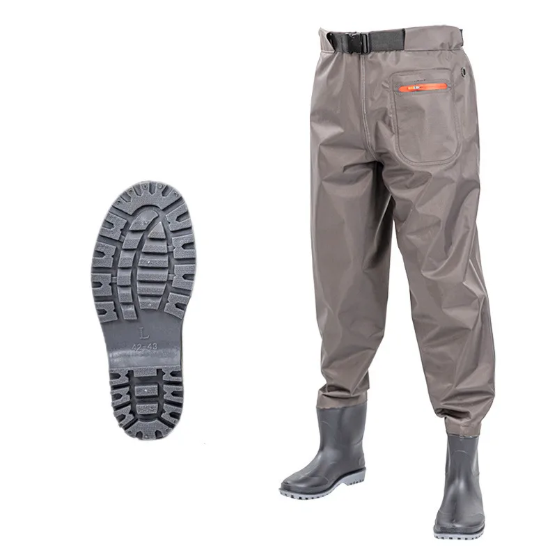 Full Body Underwater Pants Thickened Fishing Catch Fish Clothes Waterproof  Outdoor Hunting Tooling Jacket Trousers Wading Shoes