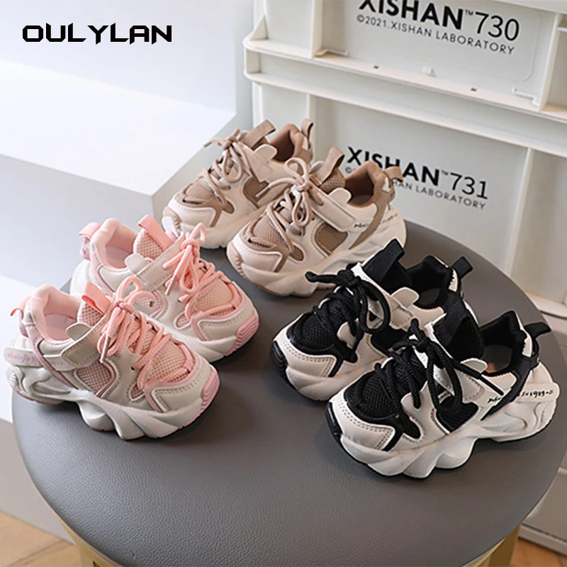 Spring Autumn Boys Girls Shoes Sports Mesh Breathable Shoes Children Baby Walking Sneakers Soft Sole Casual Running Shoes 1