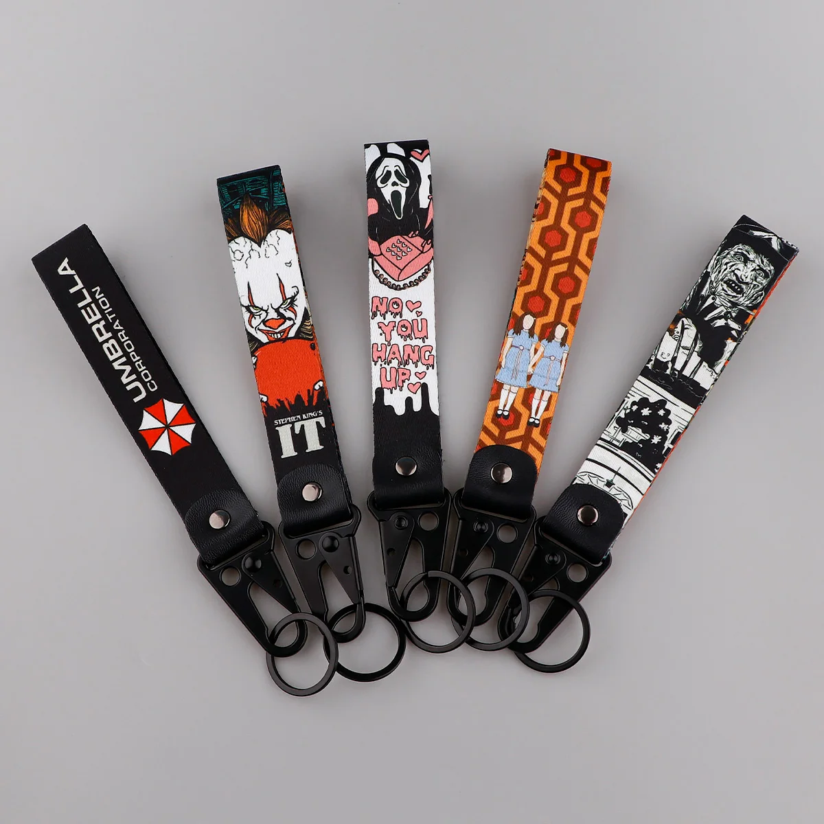 OriginalHalloweenHorrorLanyardKeychainsWomenKeychainsforMen