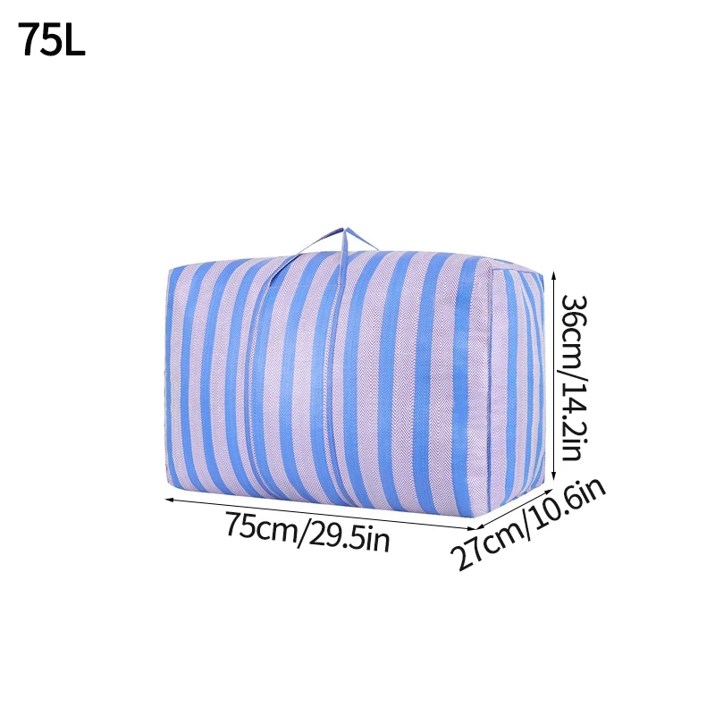 75L Extra Large Storage Bag (Set of 4) With Durable Zipper, Moving