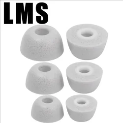 Premium Memory Foam Anti - Slip Eartips - Set of 3 Pairs (L/M/S) - 3Pairs (Gray Mixed)