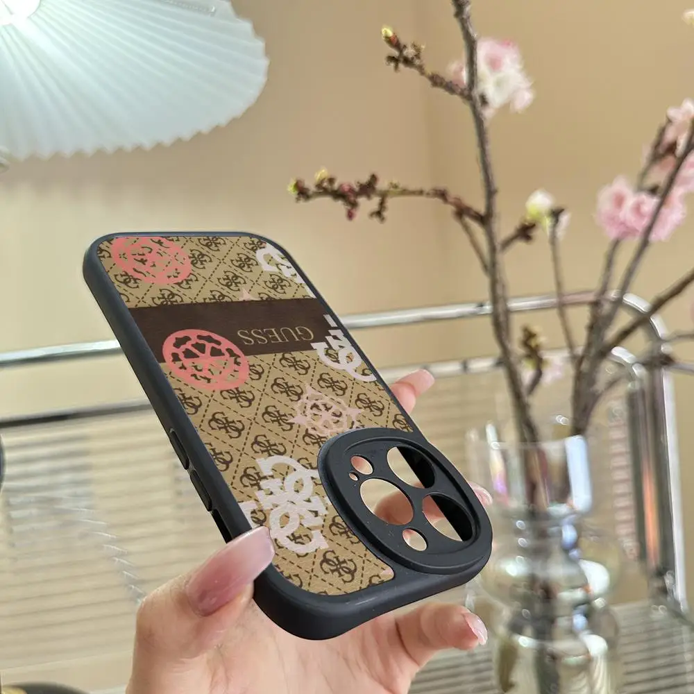thumbnail image 1 of Funda de teléfono Love G-Guess What para iPhone 16, 15, 14, 13, 12 Pro Max, 11 Mini, X, Xr, Xs, 7, 8 Puls, funda de silicona de piel de cordero, 1 of 5