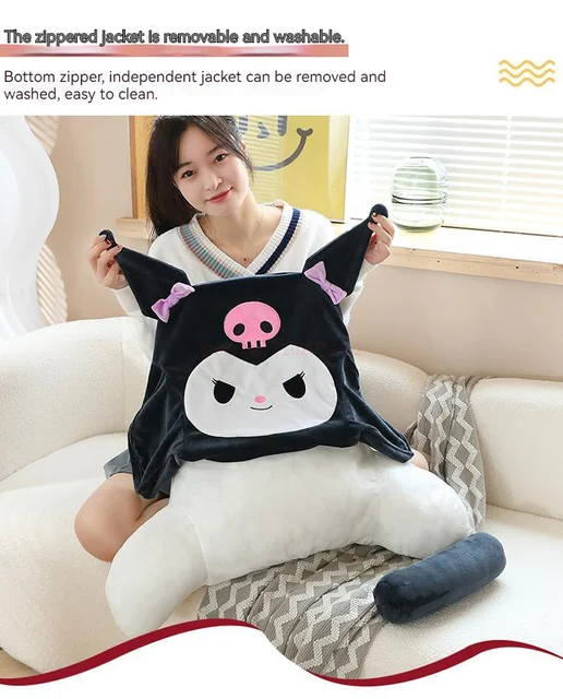 Sanrio Kuromi Mymelody Kawaii Cute Cushion Backrest One Chair Cushion  Office Stool Cushion Cartoon Futon Fart Cushion - Movies & Tv - AliExpress