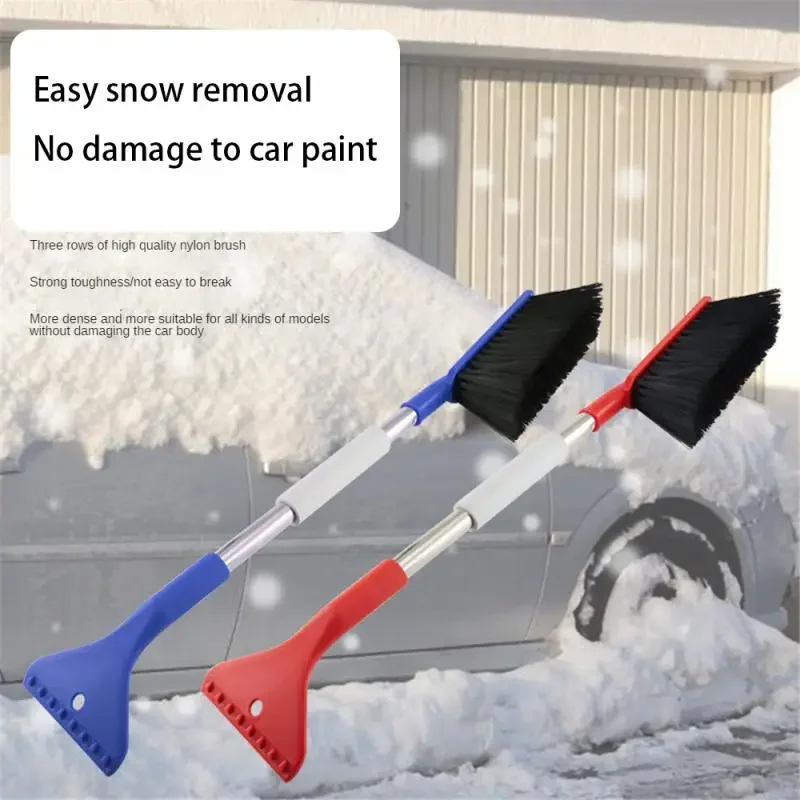 Year Ergonomic 2-in-1 Ice Scraper Auto Snow Brush Car Snow Removal Brush Car Foam Grip Removal Tool Vehicle Accessories