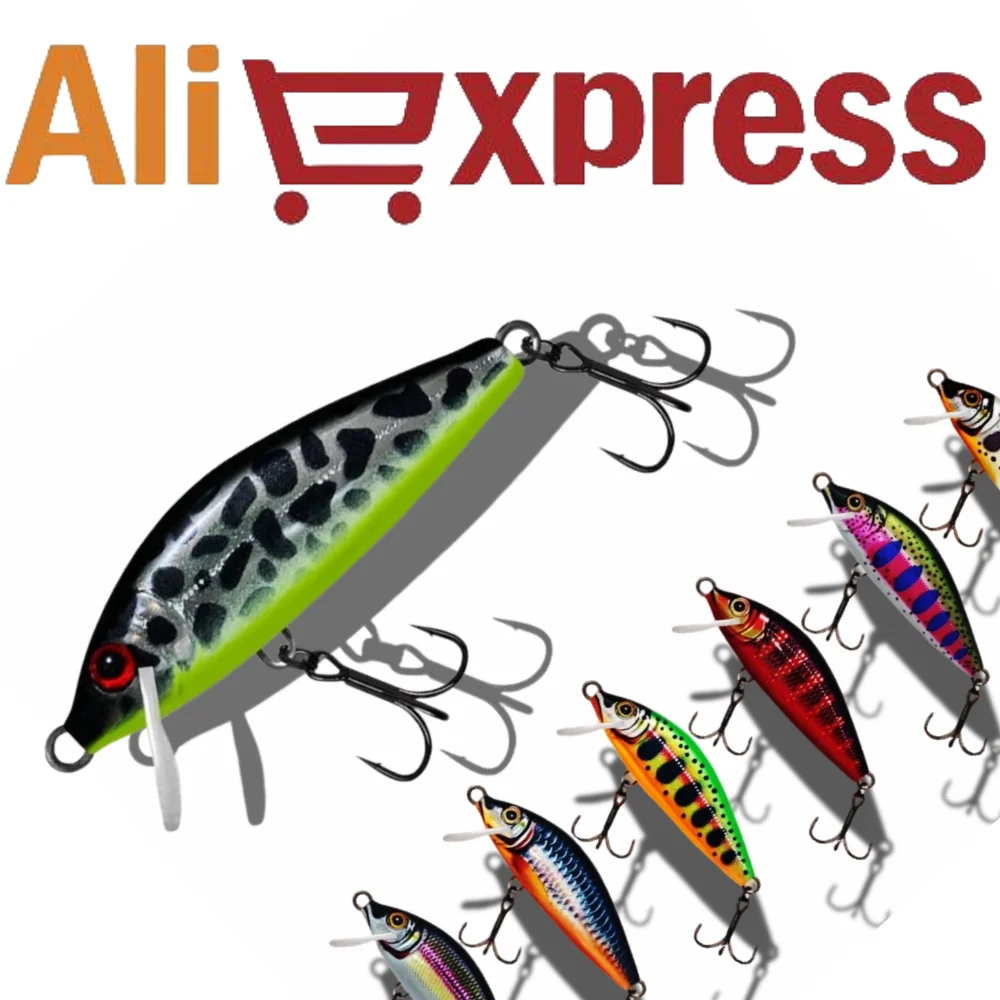 50mm 5g Sinking Minnow Wobbler Angeln Lockt Für Bass Barsch Hecht Forelle Locken Jerkbait Angelgerät Countdown Elite CDE55 lockt