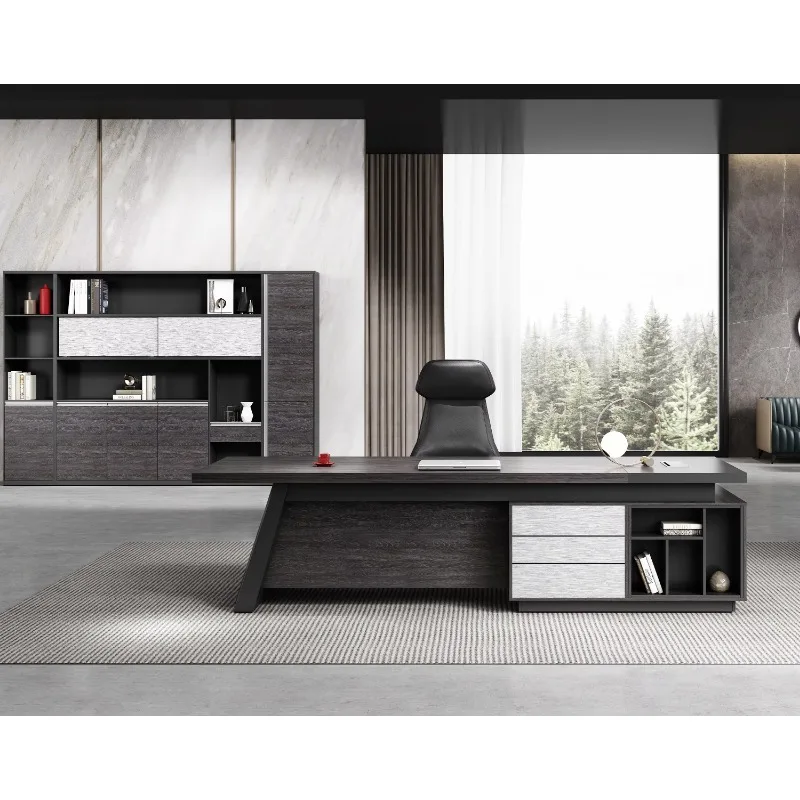 Sungold design office furniture executive desk L shape set
