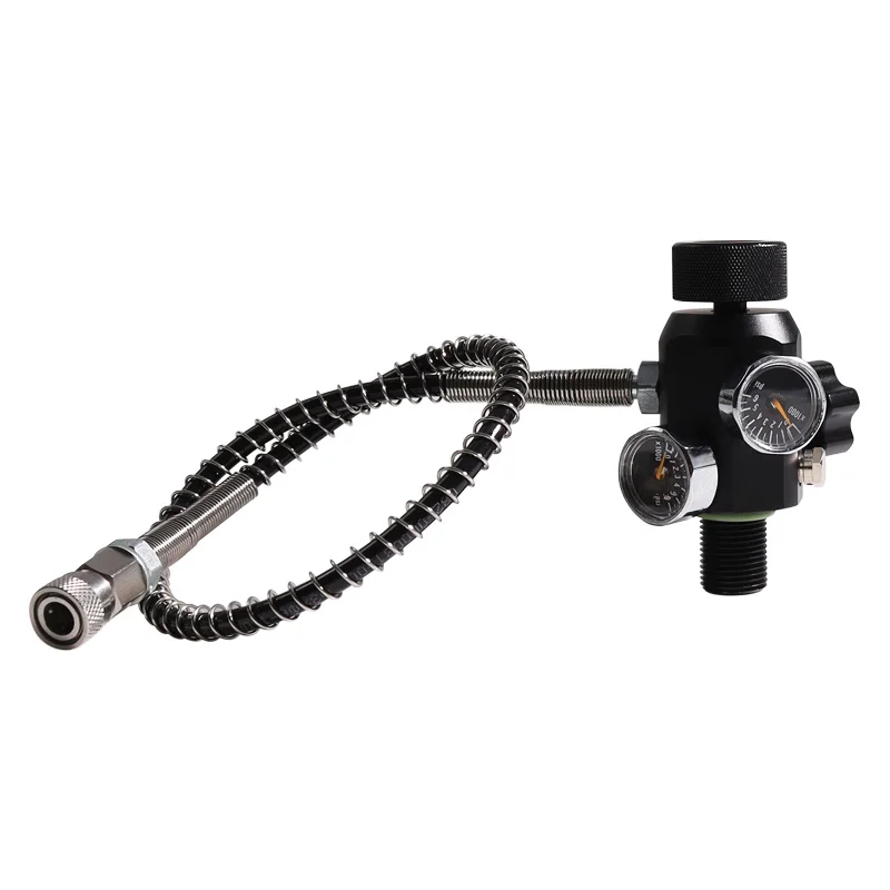 6000Psi 630Bar High Pressure Tank Filling Station Scuba Diving Valve Double Gaug