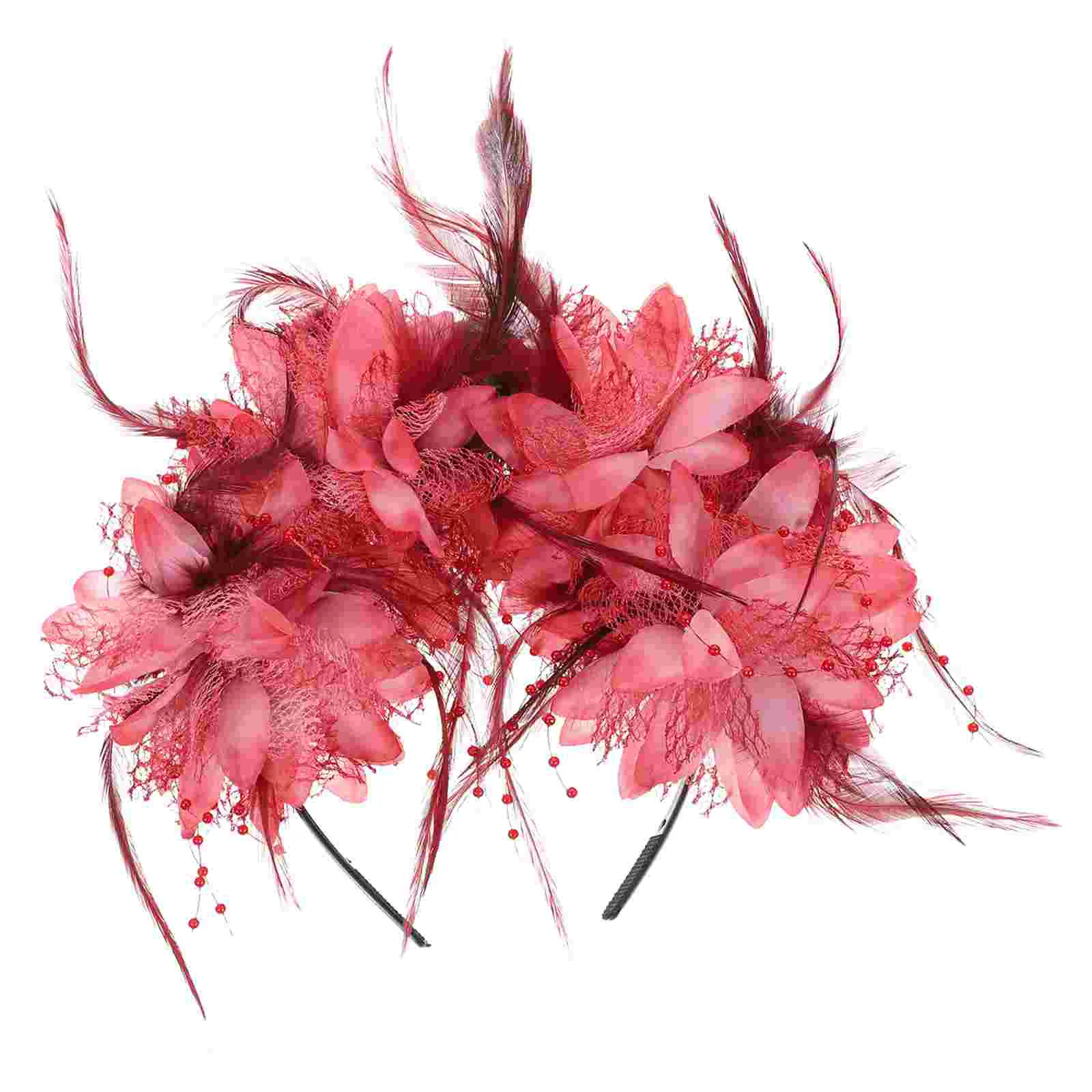 

Beavorty Flower Girl Headband Halloween Hair Skull Hairband Women Hair Accessory