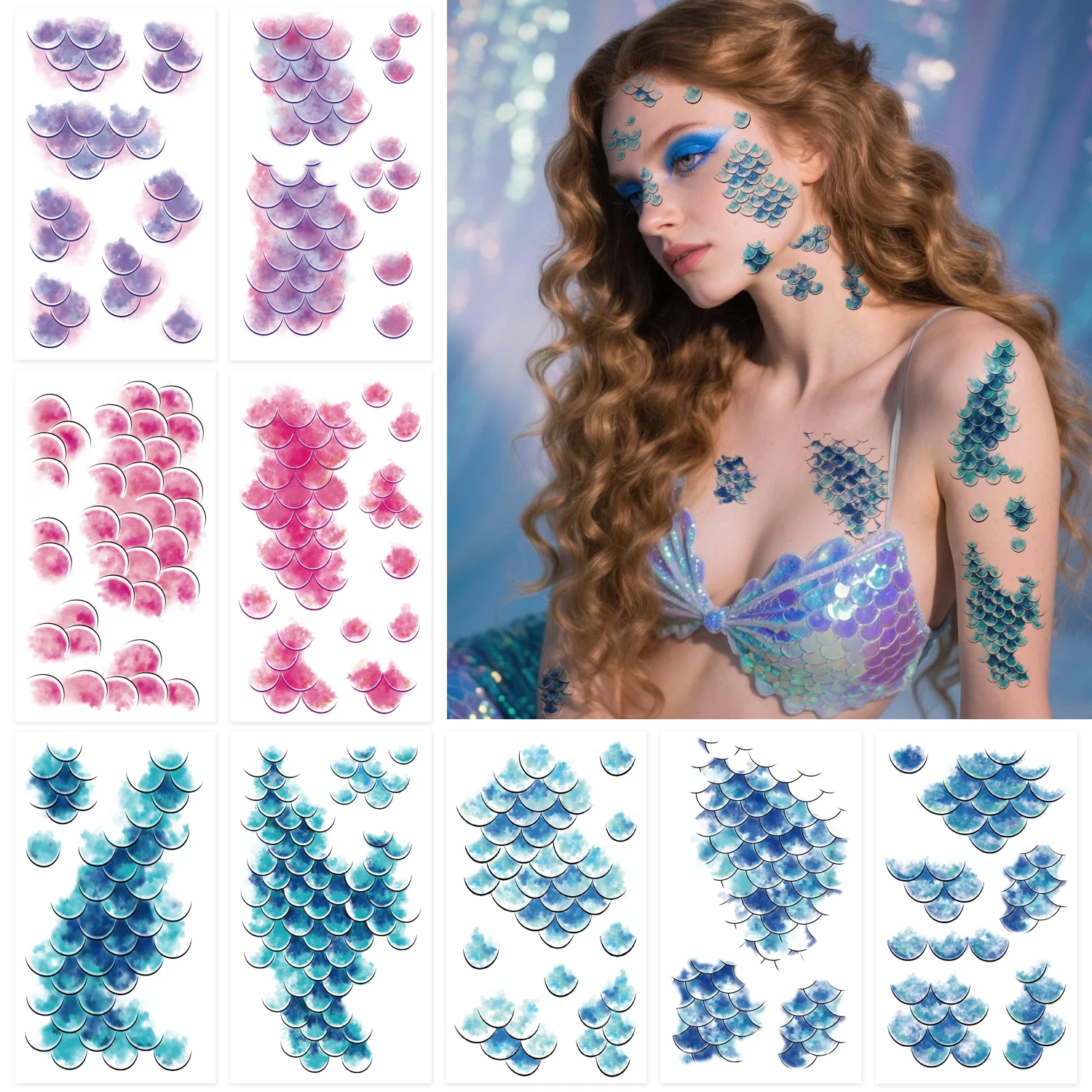 물고기 문신 | AliExpress Business의 대량 할인 및 드롭쉬핑 특가, image size:1500x1500