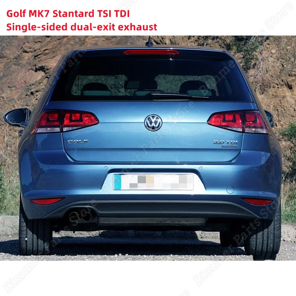 Heckstoßstange Lip Diffusor Spoiler Splitter Für Volkswagen Golf 7 MK7 GTI  14-17