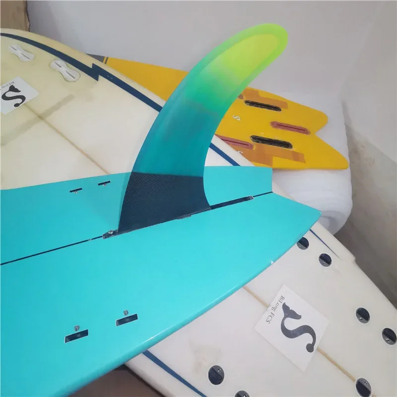 BiLong FCS Single Surfboard Fins 6-7-8-9-10inch Paddle Board Fin Longboard Fin Sup Center Inflated Board surfing Accessories