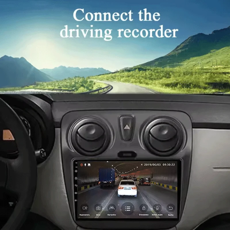 Radio Multimedia Android 16 para Renault Lodgy Dacia Dokker 2012 2013 2014 - 2021, Autoradio 2 Din, Auto Carplay, 4G WIFI, Estéreo 3