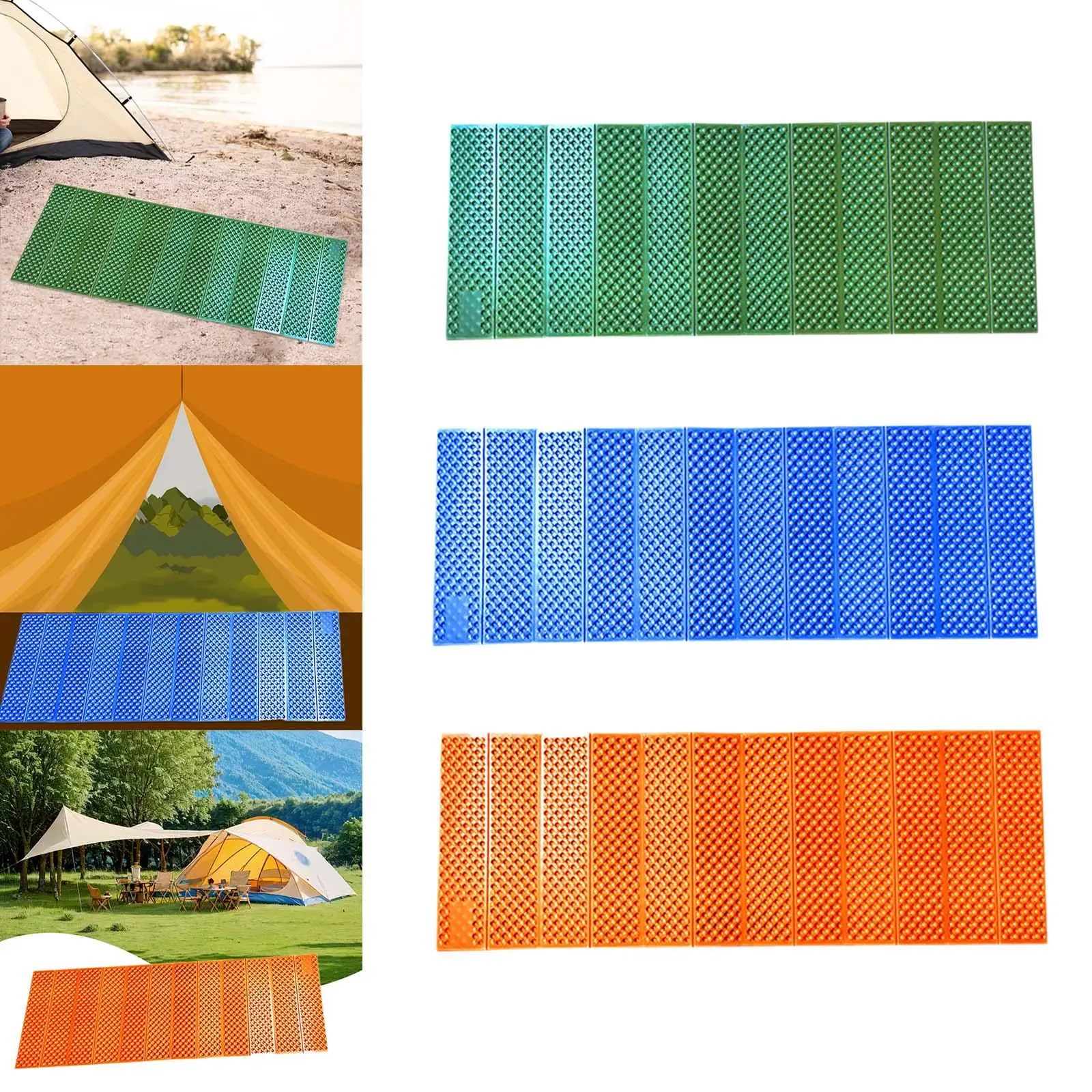 Camping Mat Waterproof Quick Dry Compact Tent Mat for Garden Hiking Camping