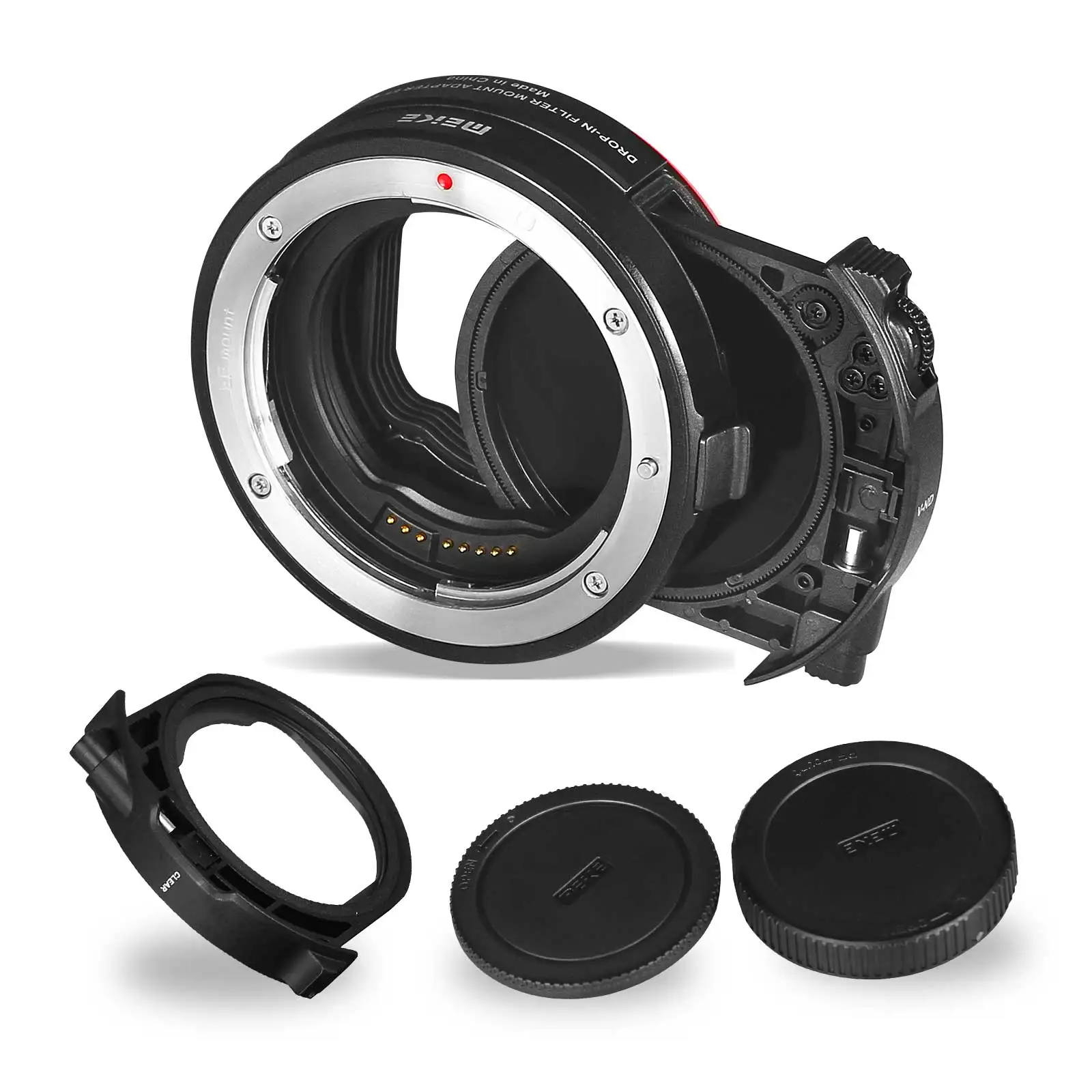 Meike MK-EFTR-C VND Drop-in Filter Auto-Focus Mount Lens Adapter for Canon EF to