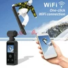 4K Ultra HD Pocket Camera Rotatable Vlog Wifi  Sports Cam Waterproof Case Helmet Travel Bicycle Driver Recorder 5