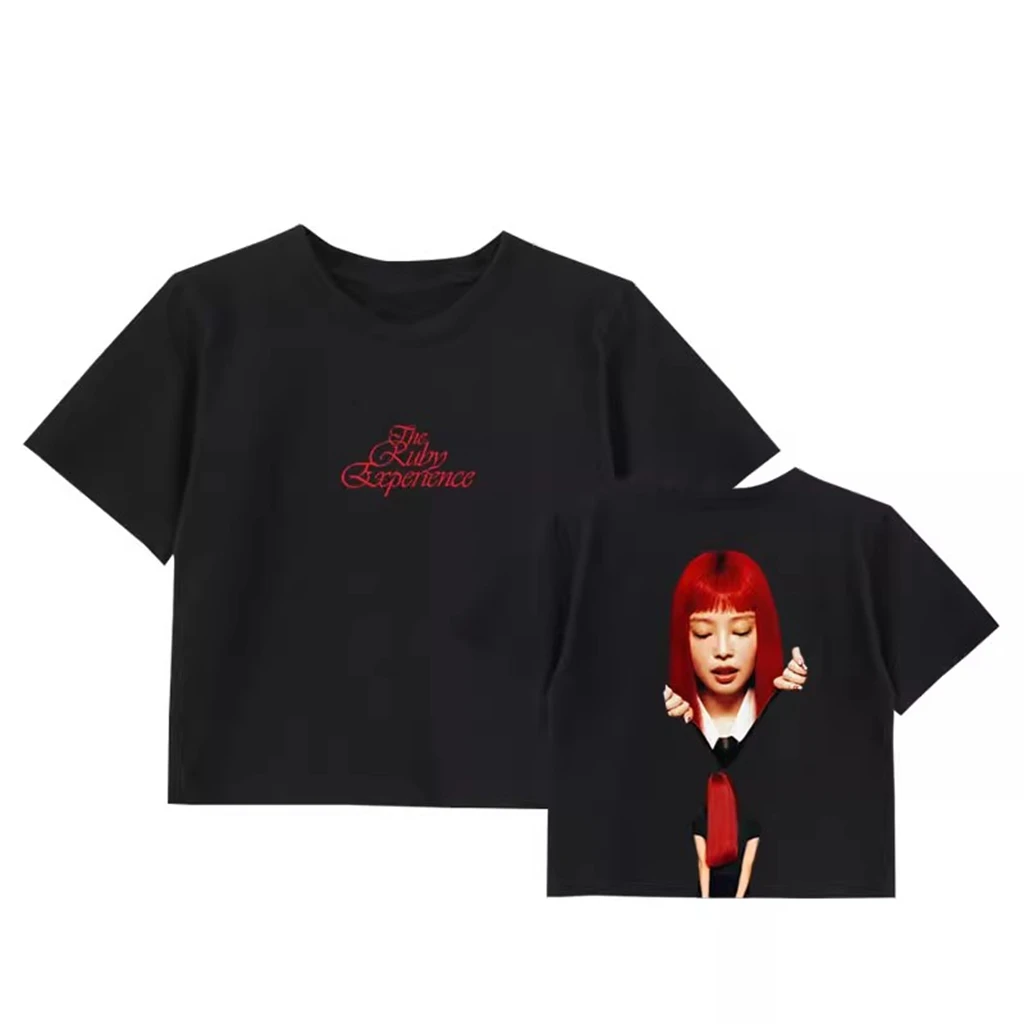 JENNIE Ruby Cotton T-shirt Summer Women's Vintage Short