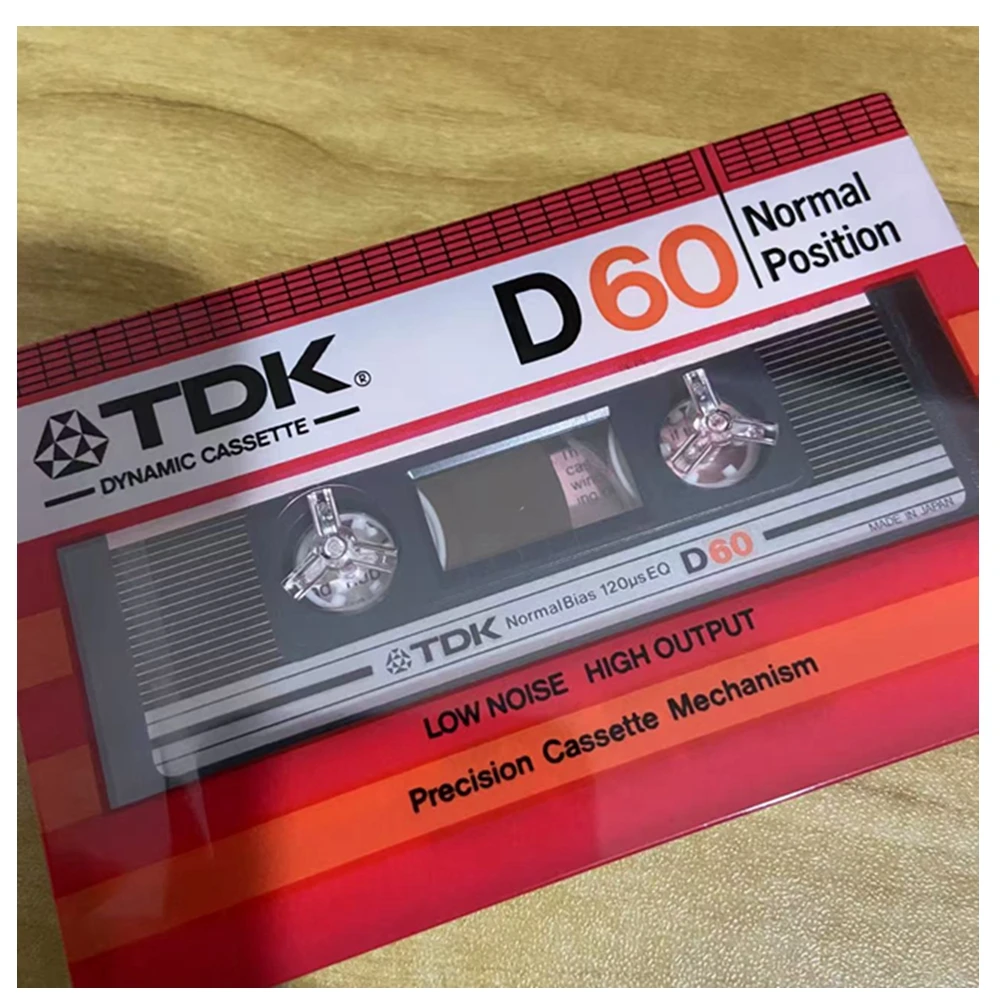 TDK D60 1982 60 Minute Blank Audio Recording Cassette Tape Sealed Single