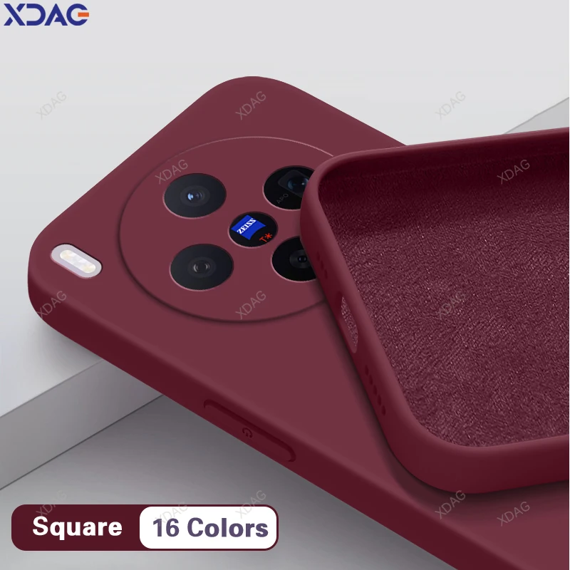 Premium Liquid Silicone Phone Case with Camera Protection - Soft, Fashionable Luxury Back Cover