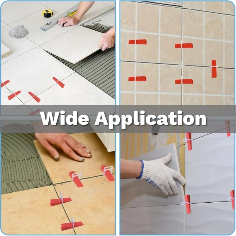 Tile spacers tile leveling clips tile leveling tools Tile leveler auxiliary cross card floor tiling tile leveler leaving seam card base 0.35mm0.5mm base construction tools