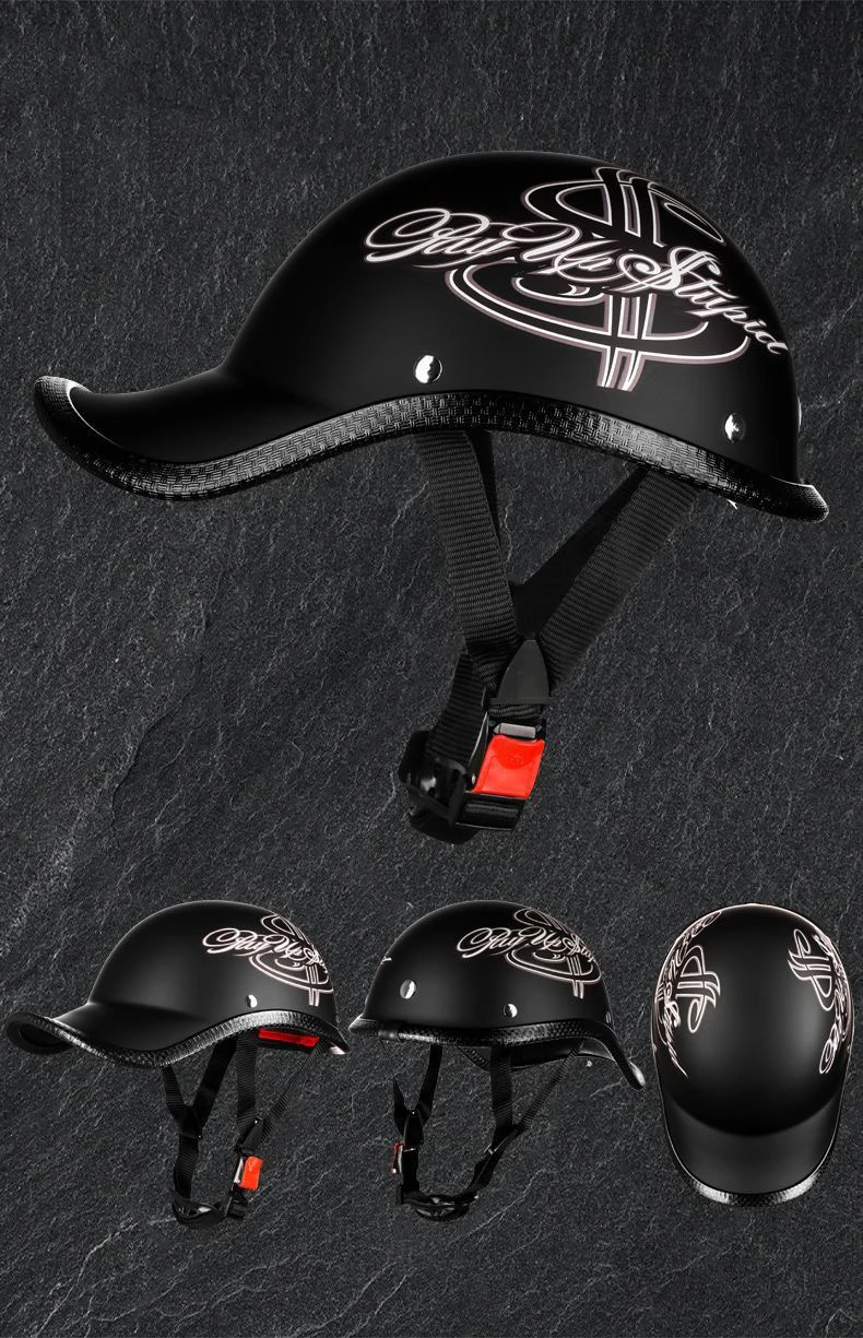 Motorcycle Helmet German Leather Vintage Casco Moto Motorcycle