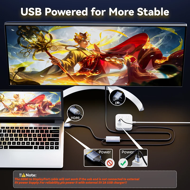 8K HDMI-DisplayPort ̺ 120Hz HDMI 2.1-DisplayPort 1.4 ̺ 8K@30Hz,4K@120Hz,2K@144Hz HDMI Է-DisplayPort 