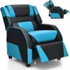 Kids Recliner, Gaming Recliner Chair with Footrest, Headrest & Lumbar Support, Ergonomic Leather Lounge Chair Toddler Furniture 1