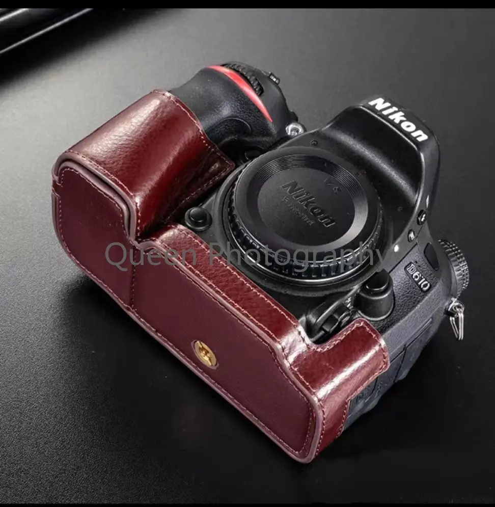 Custodia Per Fotocamera Fatta A Mano Per Nikon D610 D750 D800 D800E D810 D850 Custodia Per Fotocamera In Vera Pelle Custodia Per Fotocamera In Vera Pe