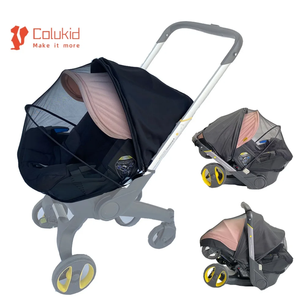COLU KID&reg; Stroller Accessories Mosquito Net Compatible with Doona Car Seat Stroller Infant Basket Sun Visor Cover Newborn stroller mosquito net
