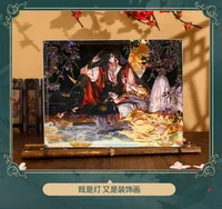 Anime TGCF Tian Guan Ci Fu Official Original Ghost King Hua Cheng Xie Lian Moon Comics Photo Frame Acrylic Stand 2