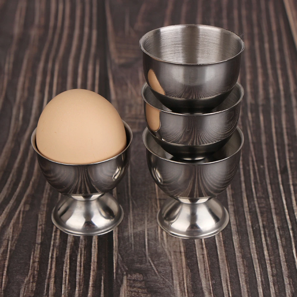 Kitchen Tool Stylish Modern Stainless Steel Egg Cups Soft Boiled Egg Cups Versatile Reliable Stainless Steel