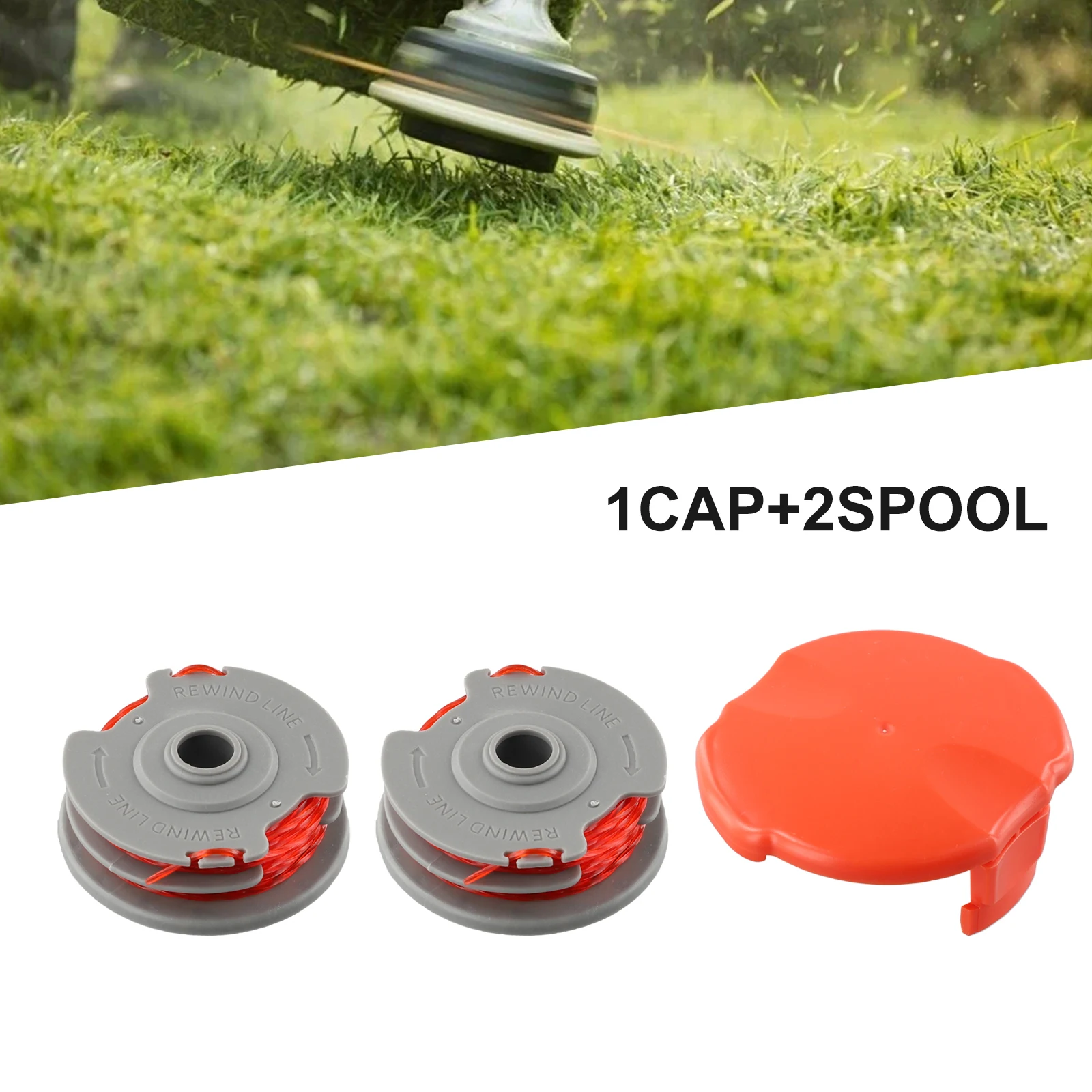 

3Pcs Trimmer Spool Cover Cap Line Set For Contour 500/700 Power Plus 500XT Grass ET23 ET23DX ET23+DX CTXT25 EIT250 STXT25