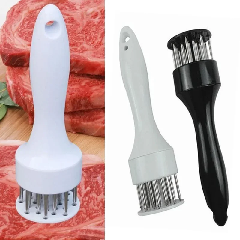 Hamburger Press Meat Tenderizer Needle with Stainless Steel Kitchen Tools Cooking Accessories Gadgets Poultry Lacers String