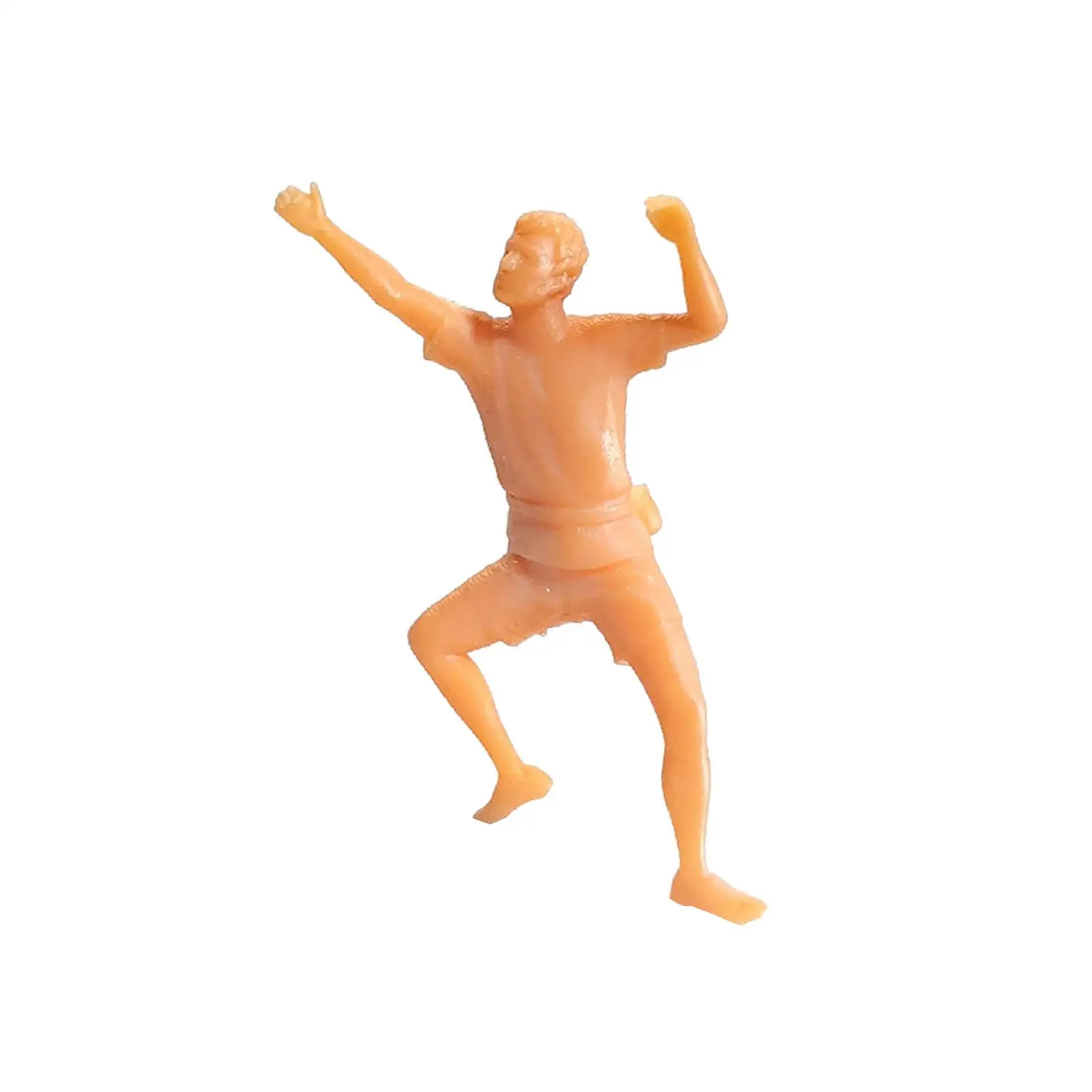 1/64 Rock Climbing Figures Desktop Ornament Collections Fairy Garden Diorama Scenery Train Railway Model Figurines Ornaments 6