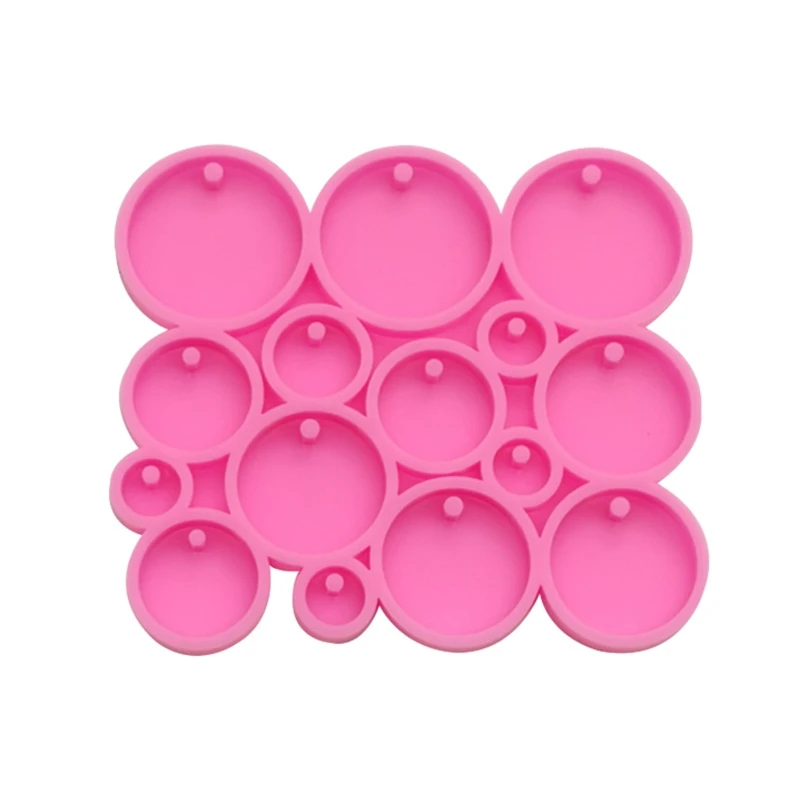 Glossy Round Molds Many Circle Diameter Resin