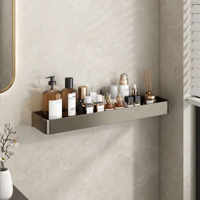 ชั้นวางของในห้องน้ำ ชั้นวางของในห้องอาบน้ำ ชั้นวางของติดผนัง ชั้นวางของในห้องน้ำ ชั้นวางของในห้องครัว ชั้นวางของในตู้เก็บของ ชั้นวางของสำหรับจัดระเบียบ 5