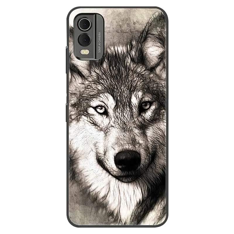 Shockproof Soft Silicone TPU Back Cover with Cute Cartoon Design